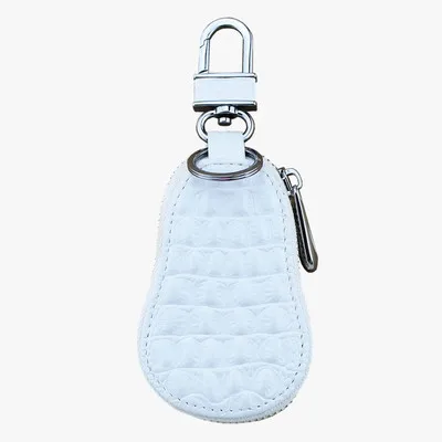 Xmessun с узором «крокодиловая кожа» Тыква ключи сумка мини творческая палка ключ с бриллиантами сумка женская ключи сумка D H151 - Цвет: White