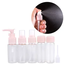5 шт./компл. Путешествия Пустой прессованная бутылка крем-шампунь косметический лосьон бутылки распылитель для парфюма БУТЫЛКИ для многоразового использования Портативный