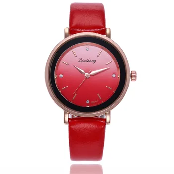 

Top Brand Elegant Watch Women Luxury Rose Gold Diamond Leather Wrist Watches Woman Fashion Dress Quartz Watch Ladies Clock Gifts