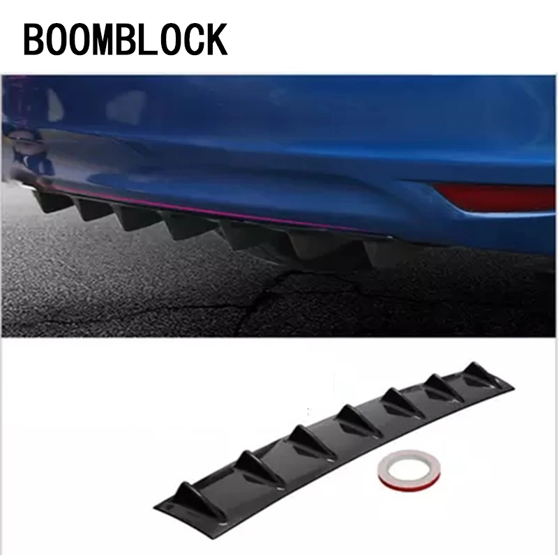 

Car Bumper Deflector Modified Spoiler Shark Fin 7 Wings For Hyundai Solaris I30 creta Suzuki Swift SX4 Lada Vesta Granta Kalina