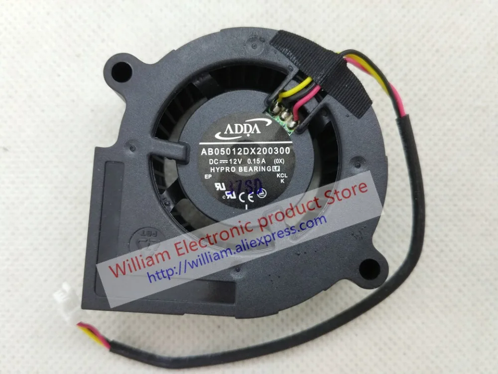 Новый оригинальный воздушный вентилятор ADDA AB05012DX200300 12 В 0 15 А 5 см|blower fan|turbine blowerblower