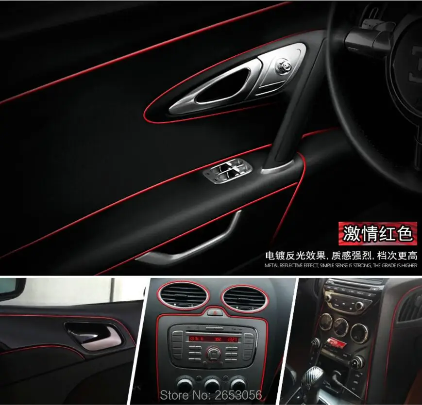 

5M Car Styling Refit Decoration Strip For Kia Ceed Niro Optima Picanto Rio 2 3 4 Sorento 2 3 Sportage Stonic Carens Accessories