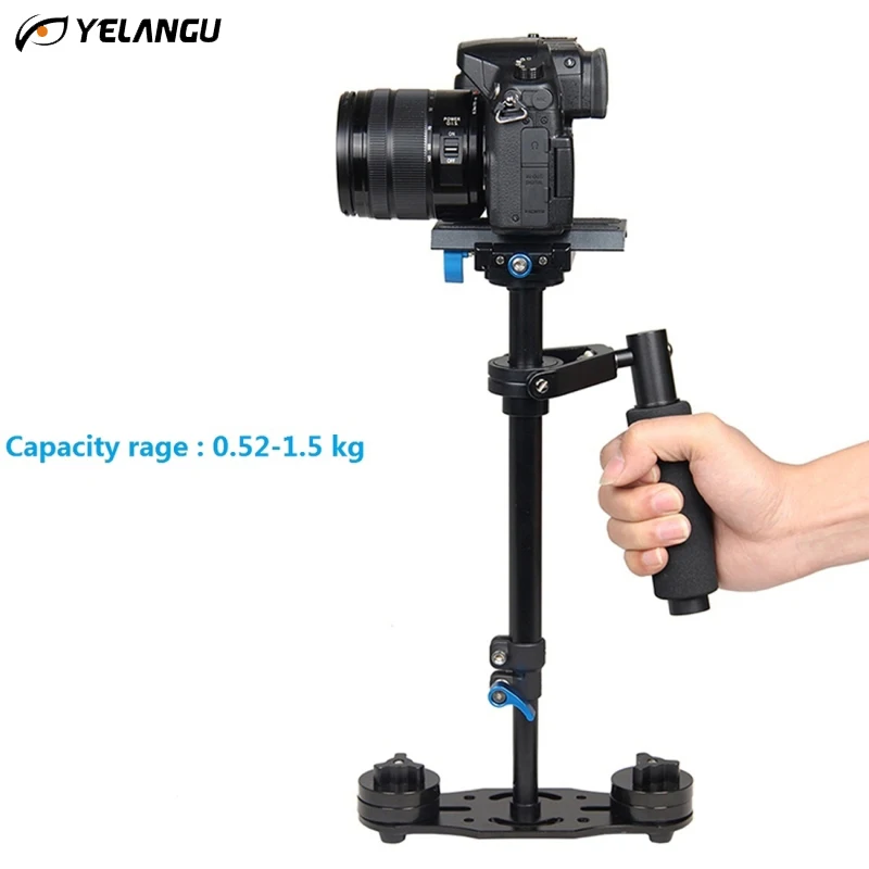 

YELANGU S40L 0.4M Steadicam Handheld Tripod Camera Stabilizer Steadycam Minicam Steady Cam for DSLR Camcorder DV Camera Video