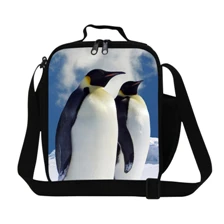 3 Portable Koala Print Zipper Lunch Bags Outdoor Picnic Meal Package Lunch Box Lunch Totes Thermal Animal Cat Dog Kids Lunchbox