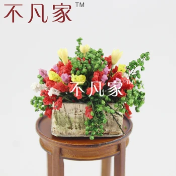 

Wholesale dollhouse1 : 12 miniature flower for dollhouse decoration