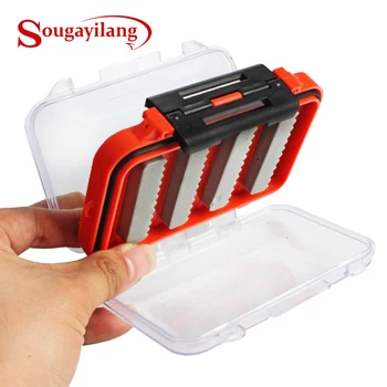 

Sougayilang Free Shipping Hot Sell Fly Fishing Box Fake Bait Lure Fishing Box Accessorie Fashing Tackle Box Carp Fishing Box