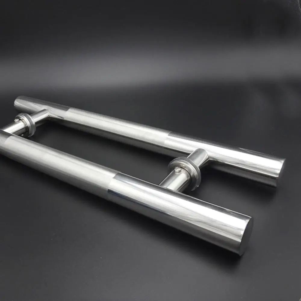Stainless Steel Pull Push Door Handle For Wood Glass Entry Front