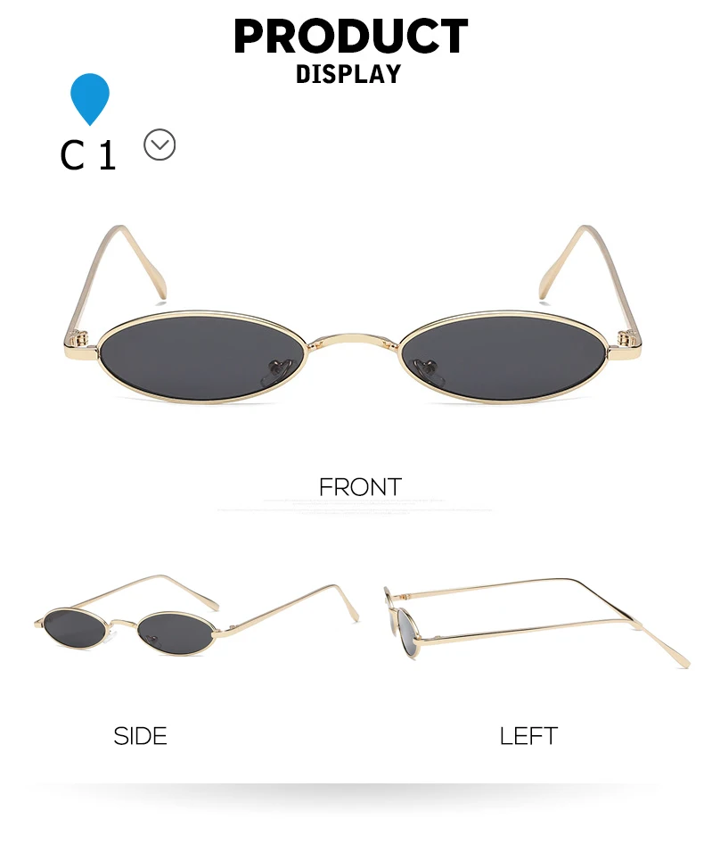 SORVINO Ретро дизайнерские узкие маленькие овальные мужские и женские солнцезащитные очки бренд Высокое качество Крошечные стимпанк Солнцезащитные очки Shades SP241