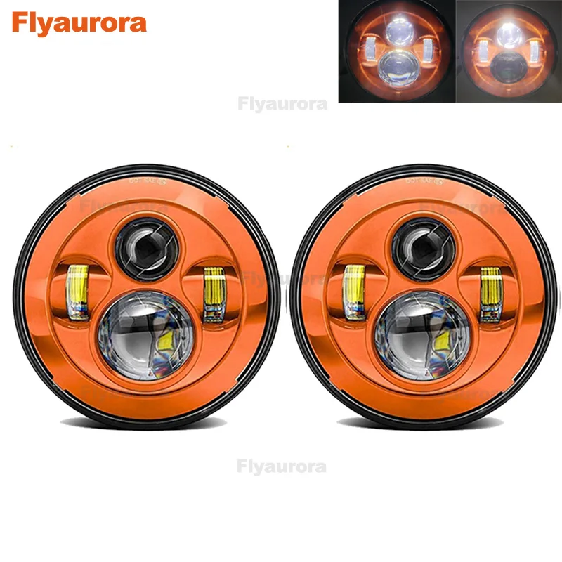 Flyaurora 2 X освещение Emarked 7 &quotвихревой светодиодный налобный фонарь комплект с