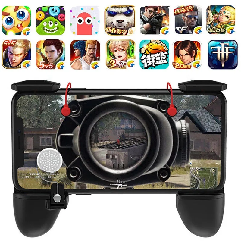 

Portable Gamepad Gaming Controller With L1/R1 Shooter Trigger Fire Button and Aim Key Joystick For PUBG/Rules of Survival