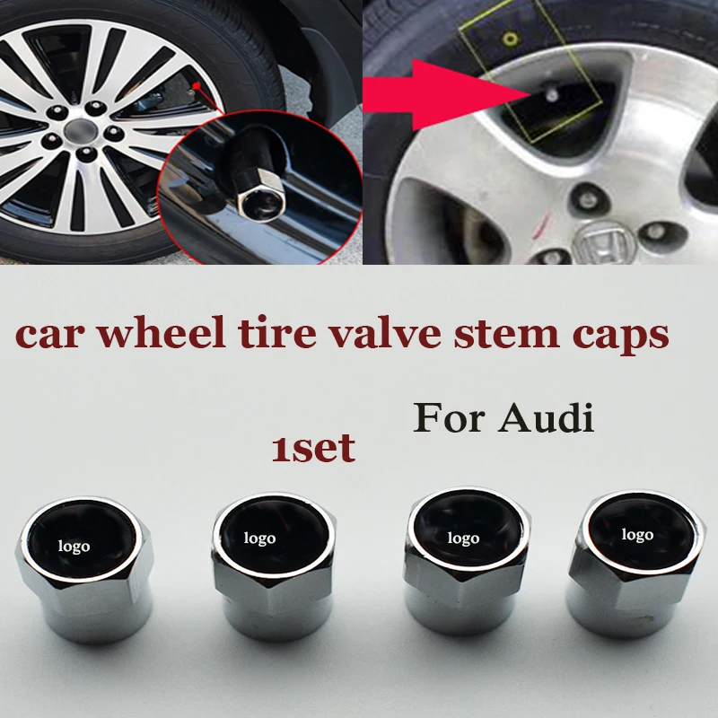 6corners 1set auto wheel tire valve cover car wheel valve stem cap