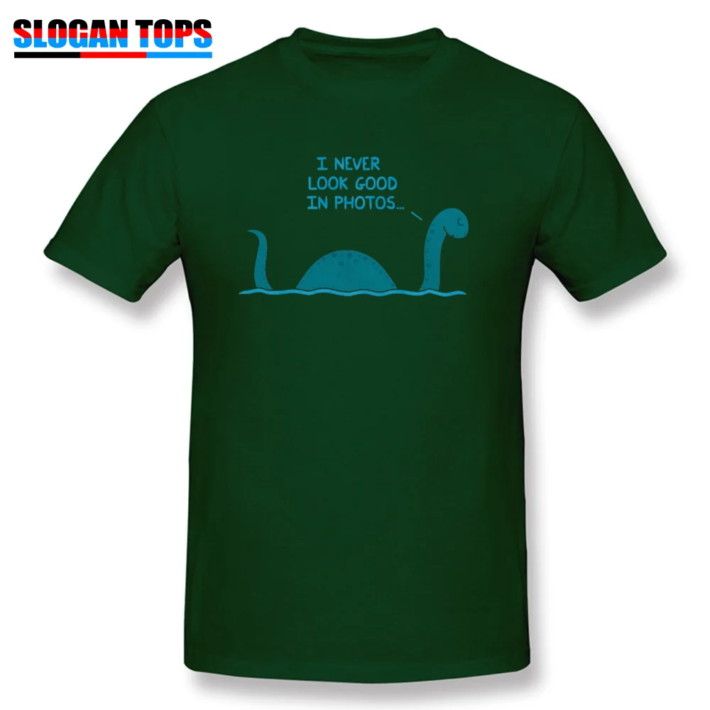Monster Issues Nessie 13128 Cotton Fabric Men Short Sleeve T Shirt Birthday Labor Day T Shirts New Design Crew Neck Tee Shirt Monster Issues Nessie 13128 dark