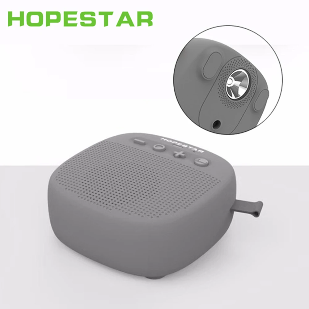 HOPESTAR на открытом воздухе Bluetooth Динамик Водонепроницаемый Портативный Беспроводной Динамик s сабвуфер бас Мощность Bank+ светодиодный свет+ горный велосипед