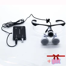 Dental loupes Surgical Magnifier 2.5X/3.5X Magnification Binocular magnifying glass with led lights Medical Operation Loupe Lamp Dental loupes Surgical Magnifier 2.5X/3.5X Magnification Binocular magnifying glass with led lights Medical Operation Loupe Lamp