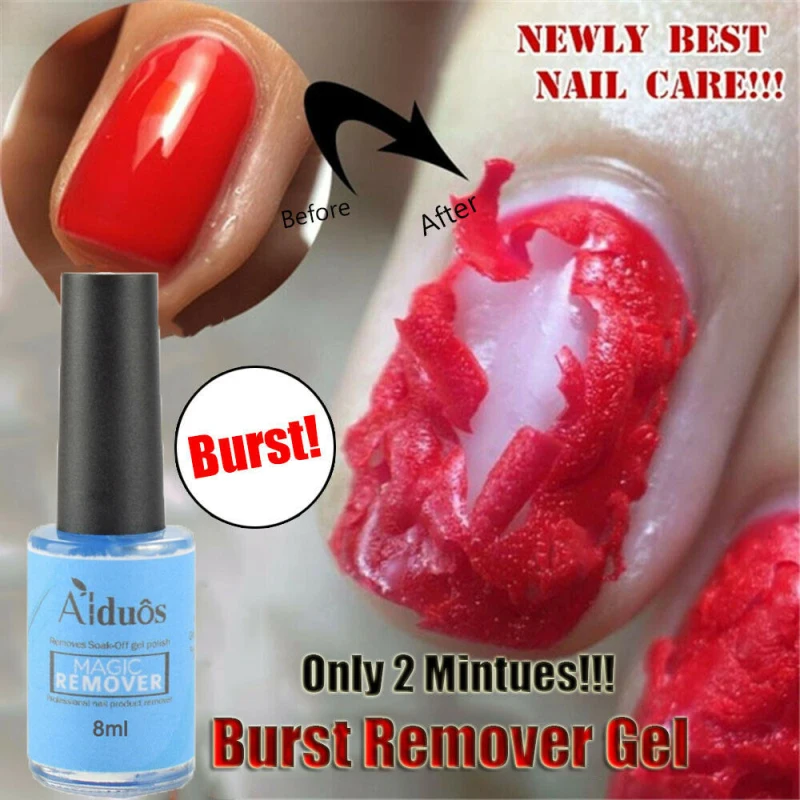 

NEW Burst Magic Remove Nail Polish Soak Off Gel Acrylic Clean Degreaser Nail Supplies for Professionals Tool for Nail TSLM1