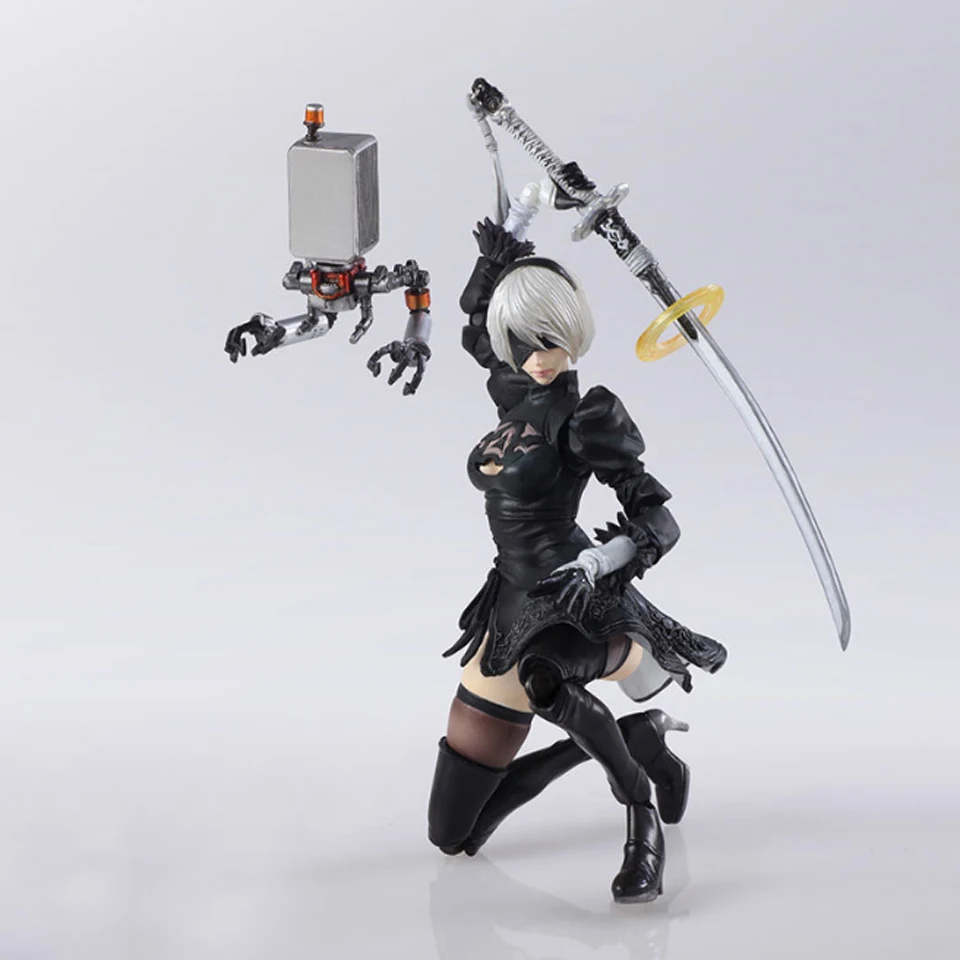 Экшн фигурка Tronzo 15 см 2B Nier Automata ПВХ номер 2 Тип B механическая спасательная