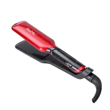 Керамический жидкий кварцевый Выпрямитель волос быстрая температура поднимающаяся широкая тарелка Прямой зажим для волос короткая кнопка для волос Перми