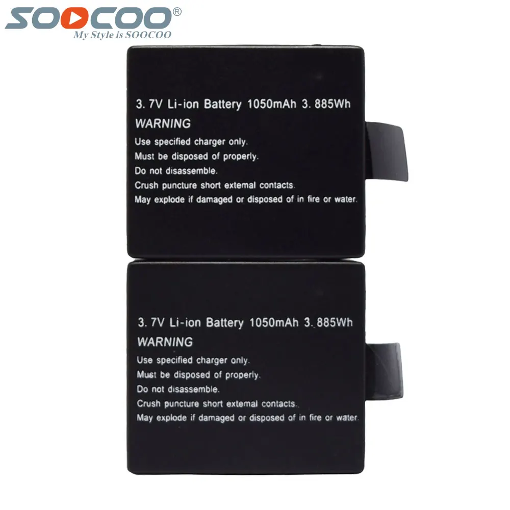 Wholesale 2 Pcs/Set Original SOOCOO 1050mAh 3.7V Rechargeable Li-on Batteries for C10S C30 SJ CAM 4000 SJ5000 Wifi 4K Sport Action Camera Buy Cheap 2 Pcs/Set Original SOOCOO 1050mAh 3.7V Rechargeable Li-on Batteries for C10S C30 SJ CAM 4000 SJ5000 Wifi 4K Sport Action Camera