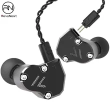 Revonext QT2S 2DD+ 1BA гибридные наушники-вкладыши HIFI DJ Monito, спортивные наушники для бега, наушники-вкладыши, наушники-вкладыши для Revonext QT2