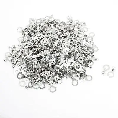 

500 Pcs RNB5.5-8 Ring Tongue Type Non Insulated Terminals for AWG 12-10