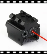 Hot Compact 650nm Red Laser Sight Dual Rail Mount For 1911 M9 G17 19 20 21