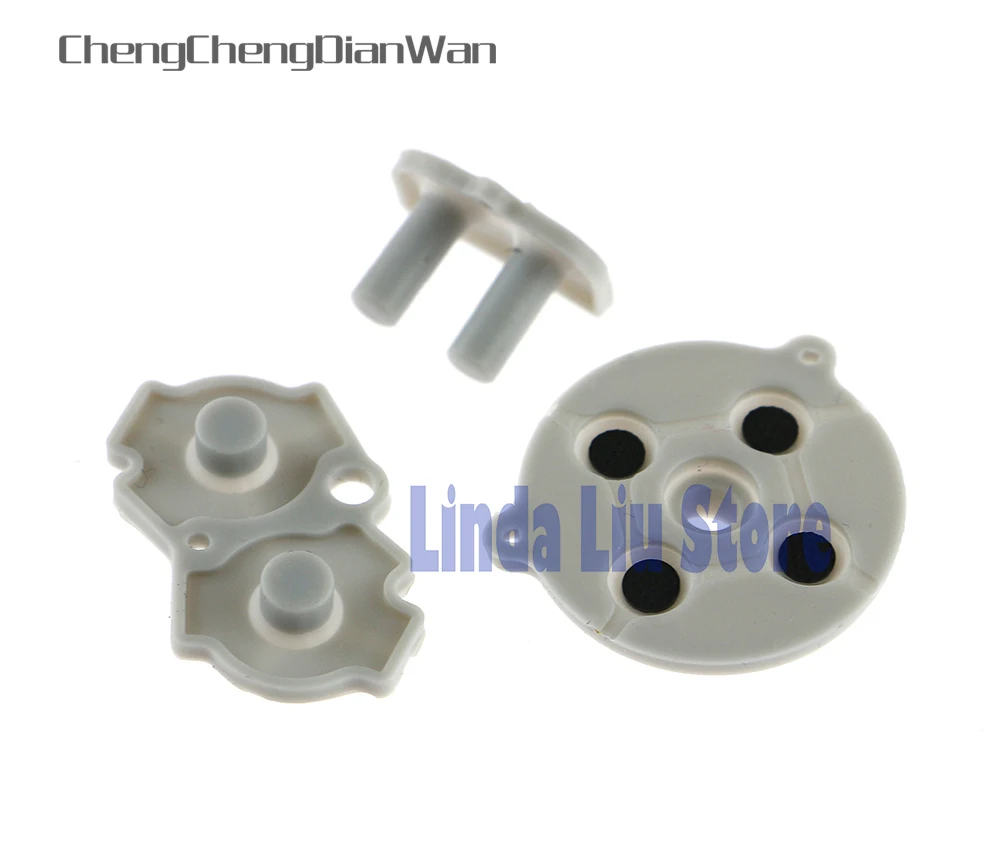 

2sets Colorful For Nintendo Game Boy GBA Advance Button Silicone Rubber Pad Conductive Contacts AB Select Start D pad