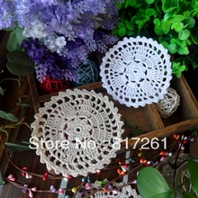 20 рис./Лот 11 см круглые салфетки на стол коврик для чайного стола Декор кружевной войлок для свадебного декора подстаканники