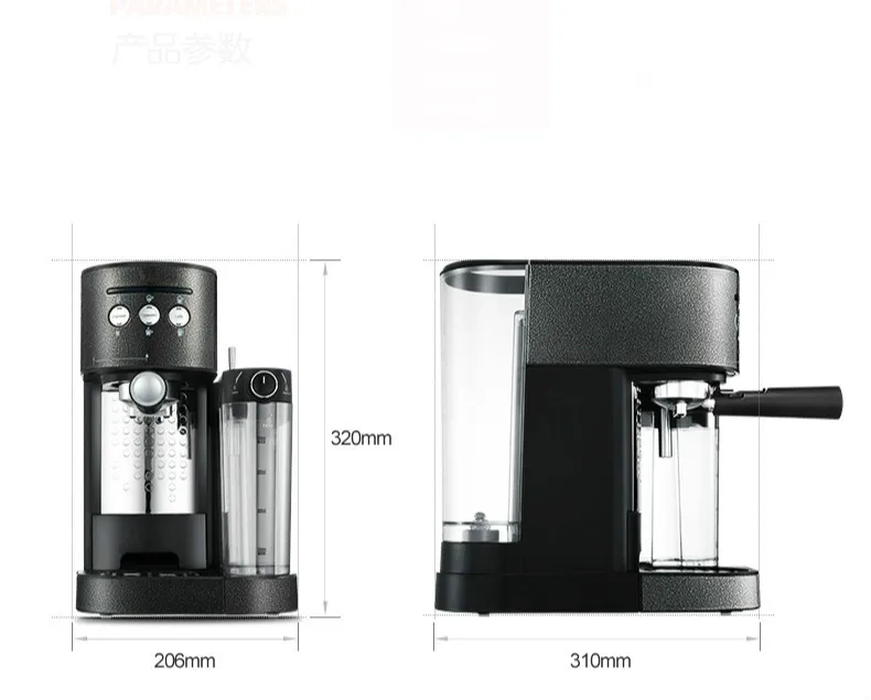 Полу-автоматическая эспрессо Итальянский автоматический Кофе Машина Эспрессо Кофе эспрессо Кофе чайник
