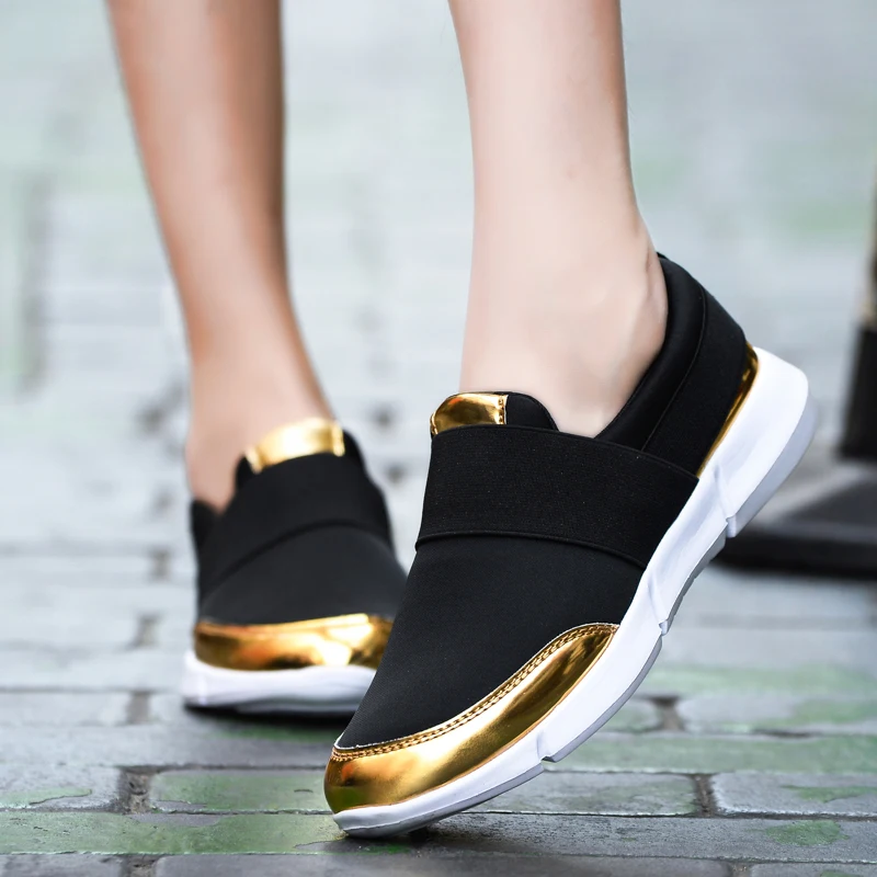 2019 Spring Autumn Women Breathable Mesh Shoes Woman Slip on Flats Big Size Ladie Chaussures Pour Femmes Sapatos Femininos | Обувь