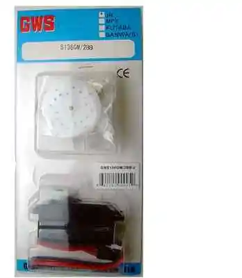 GWS 136GM Retract Servo 2BB 34g 0,33 сек./60 103 oz. in. Для посадочного механизма