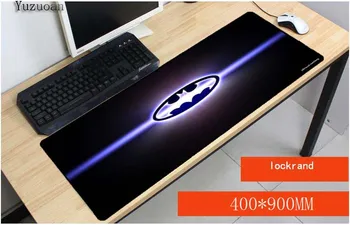 

Yuzuoan Batman Logo Game Speed Keyboard Large Mouse Pad Rubber Computer Gaming Mousepad Gamer for Surprise Gift CSGO LOL DOTA2