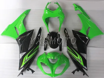 

Injection Mold Template Suitable for Kawasaki ZX-6R 636 fairing 2009 2010 2011 2012 year Black and green and white fairing kit