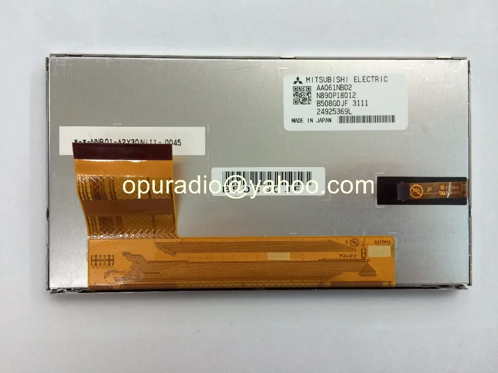 Original new 6.1inch LCD Display AA061NB02 AA061NA01 AA061NA02 Screen for Mitsubishi Car Navigation LCD modules car display screen