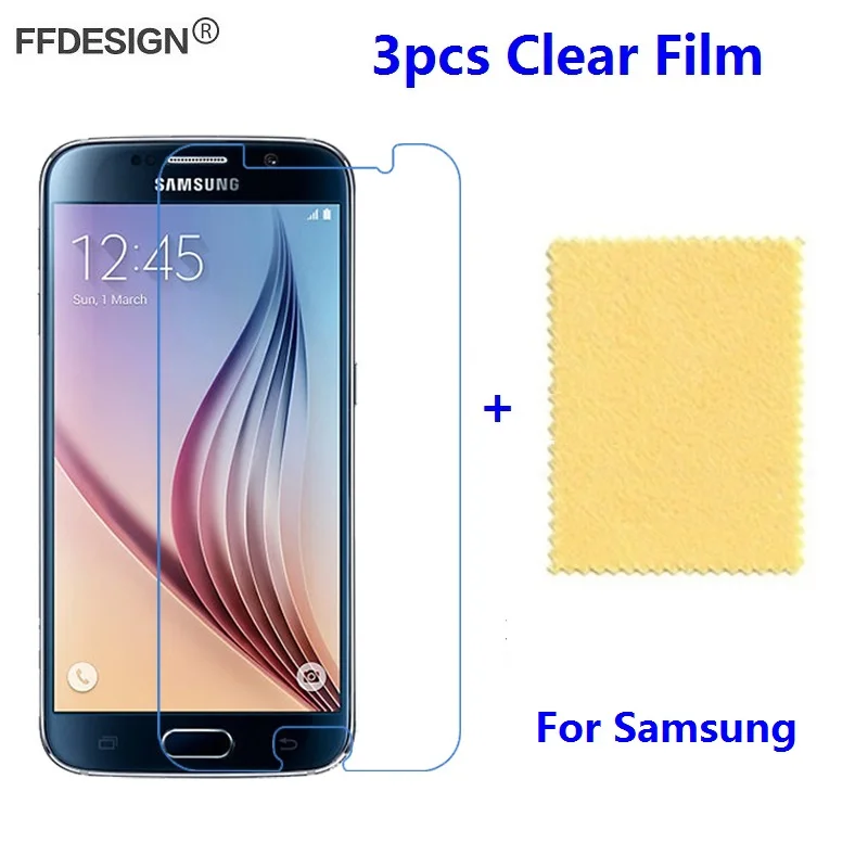 

Clear LCD Screen Protector For Samsung Galaxy S8 Plus S3 S4 S5 Mini Note 5 4 3 2 S6 S7 Protective Film Screen Cover Foil Guard