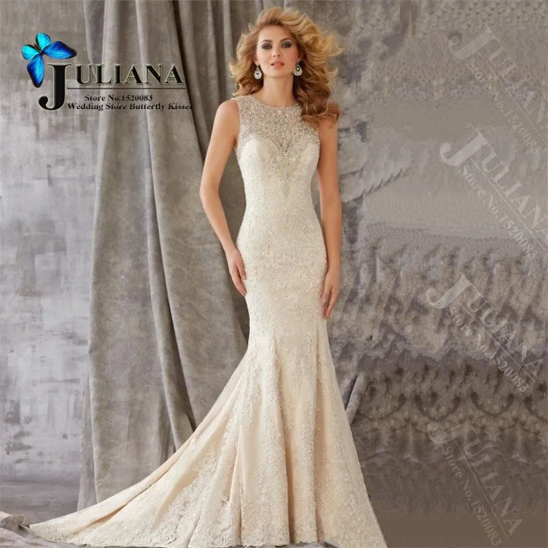 vestido branco longo de renda sereia