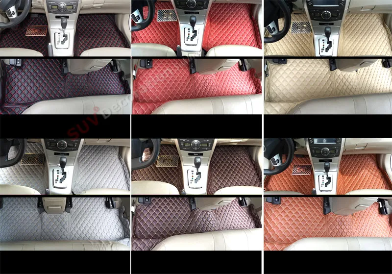 

Only fit 5 Seats !! For Ford EVEREST SUV 4DR 2015 2016 Accessories Interior Leather Carpets Cover Car Foot Mat Floor Pad 1set