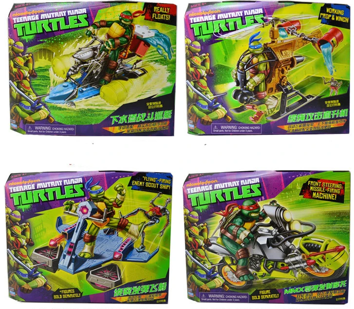 

Teenage mutant ninja turtles Battle Traffic 24*19*6 cm 1 pcs/set ooze gruiser drop copter hover drone kid's toys