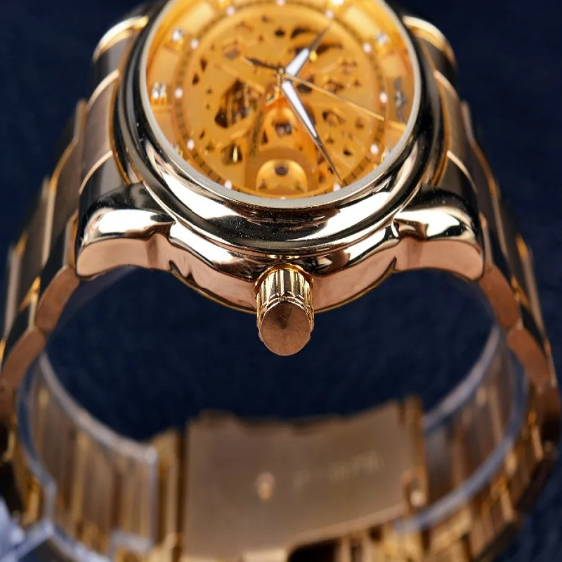 T-WINNER, Алмазный Скелет, дизайн, мужские часы, Лидирующий бренд, роскошные, автоматические, модные, спортивные, мужские наручные часы, мужские часы