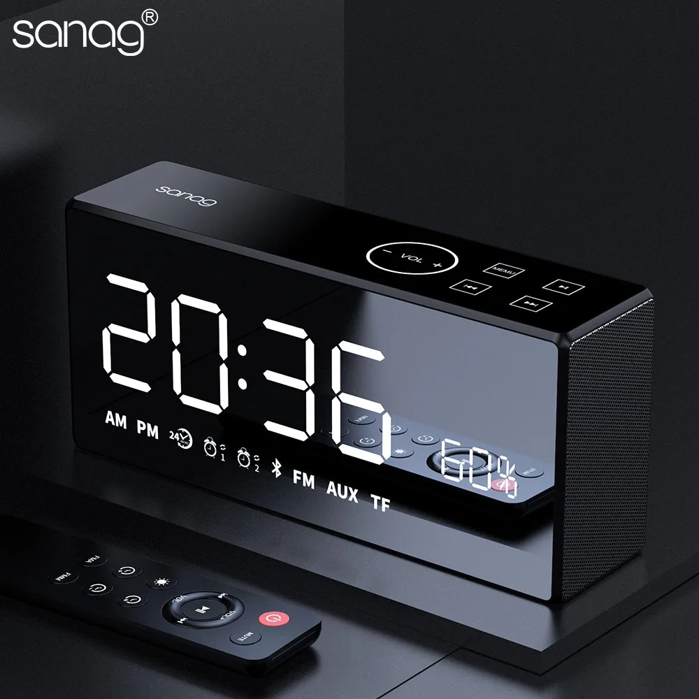 Sanag X9 Bluetooth Metal Portable Super Bass Wireless Mirror Remote Control Speaker 3D Digital Sound Loudspeaker Handfree MIC Sanag X9 Bluetooth Metal Portable Super Bass Wireless Mirror Remote Control Speaker 3D Digital Sound Loudspeaker Handfree MIC