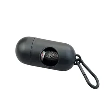 Емкость для отходов для собак раздатчик для мусора сумка-переноска с 15 шт. мусорные мешки капсула дизайн ПЭТ мусорные мешки чехол