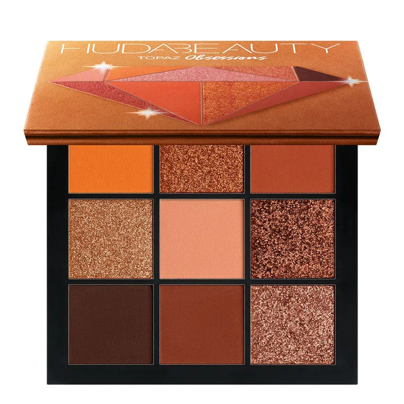

Paleta Huda Beauty Makeup Obsessions Palette Eyeshadow Pallete Matte Shimmer Nude Makeup Glitter Smoky Hudas Schoonheid