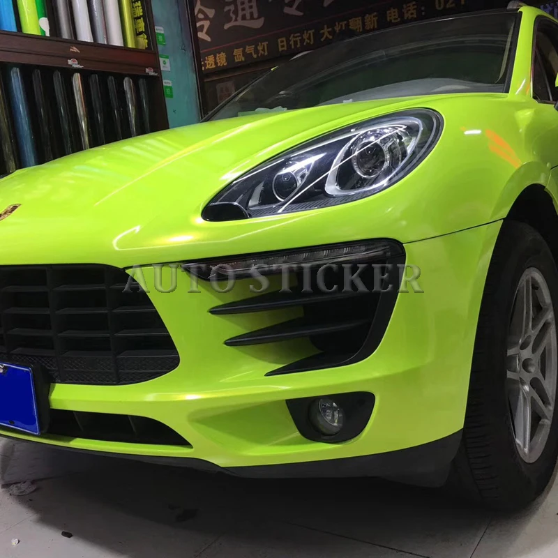 

Флуоресцентная Золотая Глянцевая Волшебная цветная виниловая Автомобильная обмотка Стайлинг переключение покрытие с воздушным пузырьком ORINO 1,52x20 м 5x67 футов