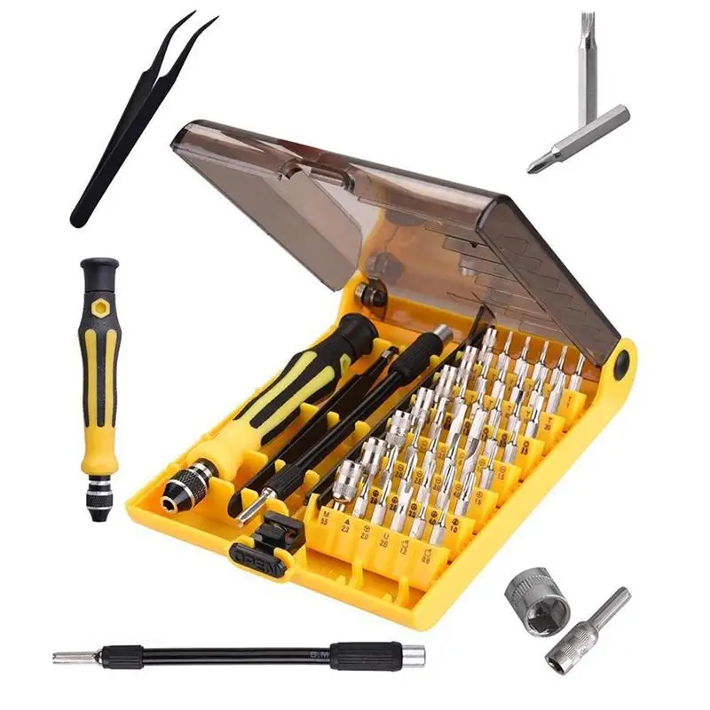 45in1 Multi Bit Repair Tools Kit Set Torx ScrewDrivers For Electronics
