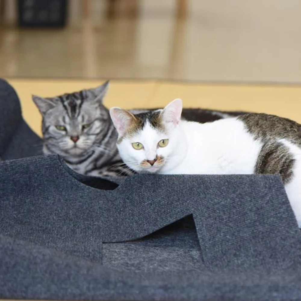 100*100 см Pet Cat Игрушка прочный Holed одеяло игровой коврик прятки ковер с отверстиями устойчивый к царапинам котенок кошка скрывает дом