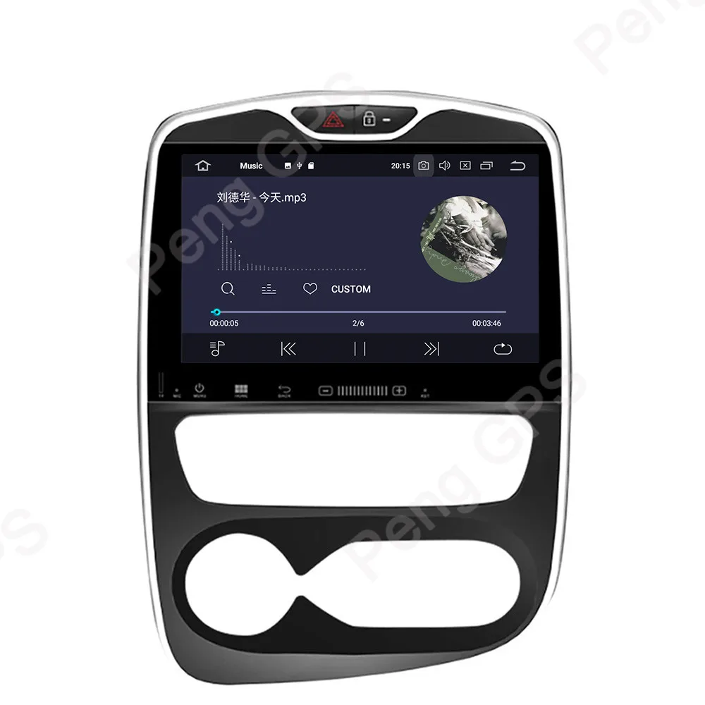 2Din Android 9,0 автомобильный gps-навигация, dvd-плеер для Renault Clio 2013- Octa Core 1024*600 10,1 дюймов ips экран видео головное устройство