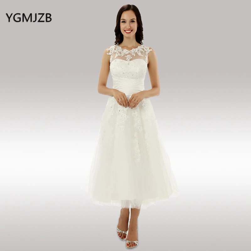 cocktail length wedding dresses