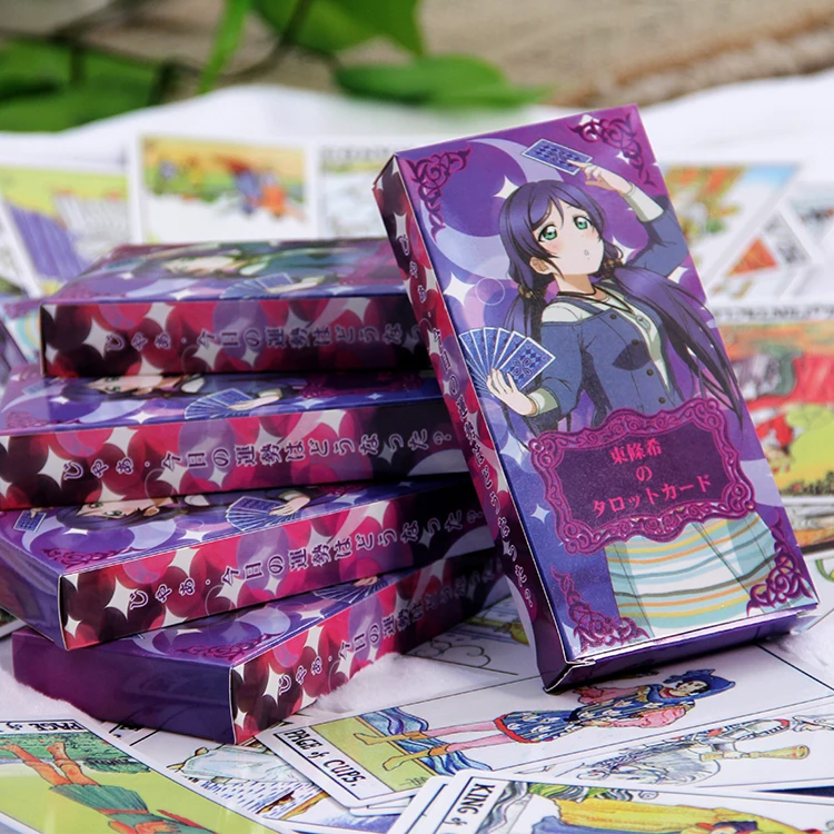 Японский аниме косплей инструмент Love Live Nozomi Tojo карты Таро мажор Аркана 22 шт. 56 Minor