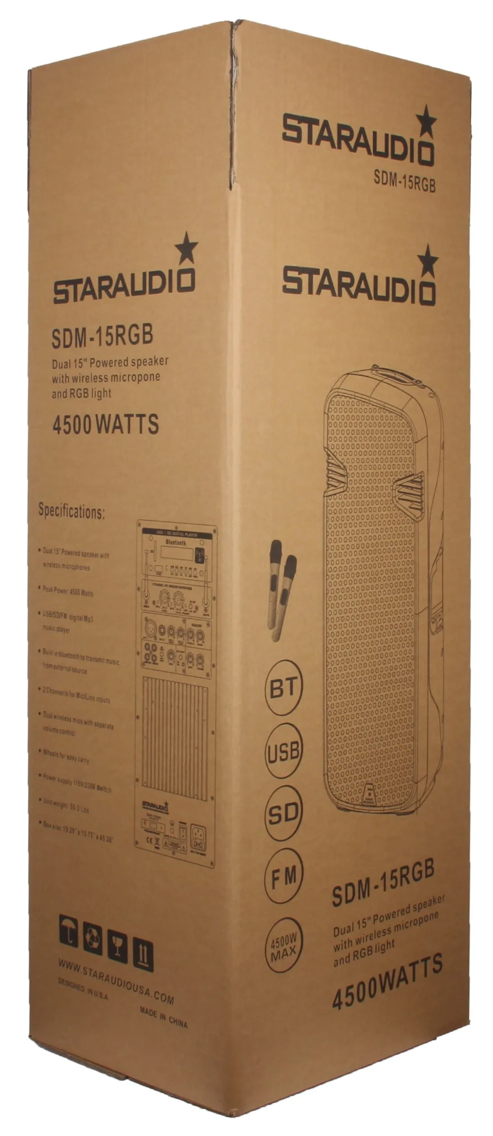 4500w 15'' powered speaker (12)