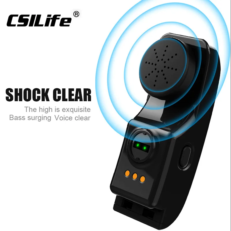 CSILife 2 в 1 Voice Dail металлическая bluetooth гарнитура наушники кровяное давление Пульс
