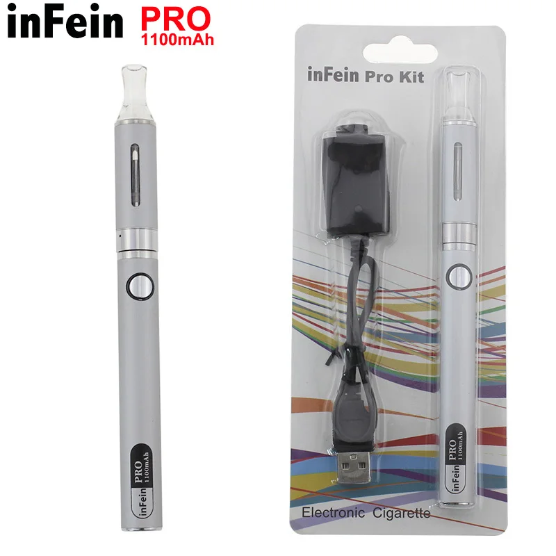 inFein PRO Electronic Cigarette logo 1100mah silver.jpg